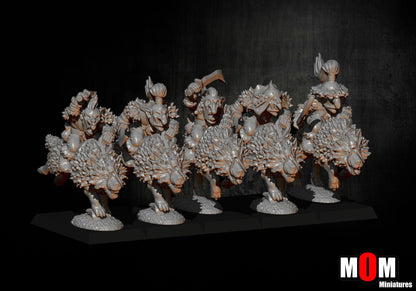 Goblin Wolf Riders, Fantasy Skirmish Miniatures by MoM Miniatures, perfect for Fantasy Wargames and RPGs