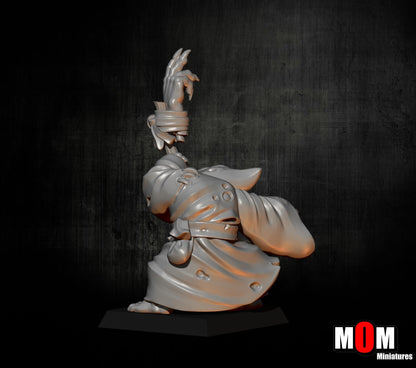 Orc Shaman, Fantasy Skirmish Miniatures by MoM Miniatures, perfect for Fantasy Wargames and RPGs
