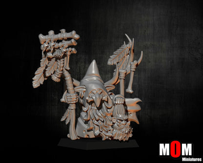 Shaman Goblin, Fantasy Skirmish Miniatures by MoM Miniatures, perfect for Fantasy Wargames and RPGs