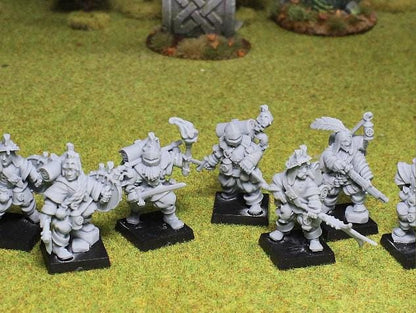 Band of Swamp Hunters, Fantasy Skirmish Miniatures by MoM Miniatures, perfect for Fantasy Wargames and RPGs