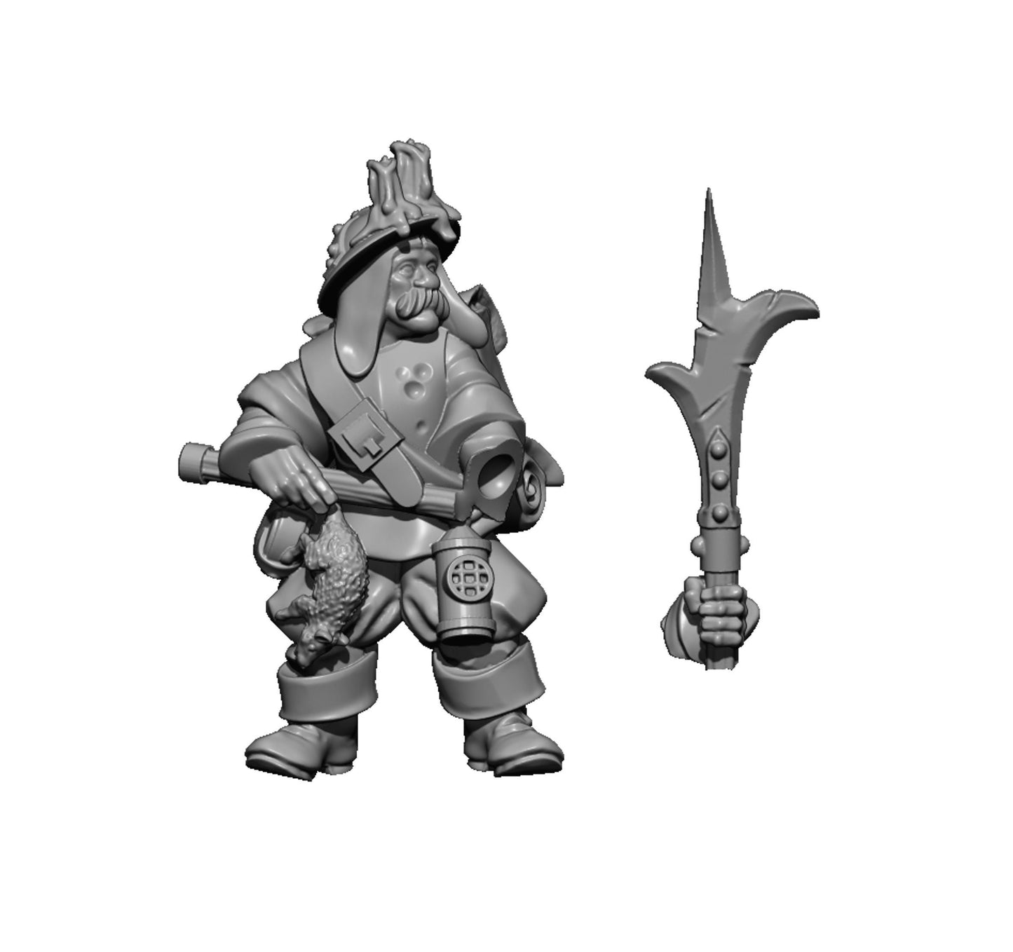 Band of Swamp Hunters, Fantasy Skirmish Miniatures by MoM Miniatures, perfect for Fantasy Wargames and RPGs