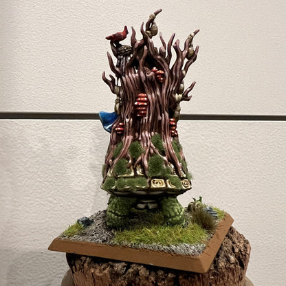 Dwarf King of the Forest on Turtle, Fantasy Skirmish Miniatures by MoM Miniatures, perfect for Fantasy Wargames and RPGs