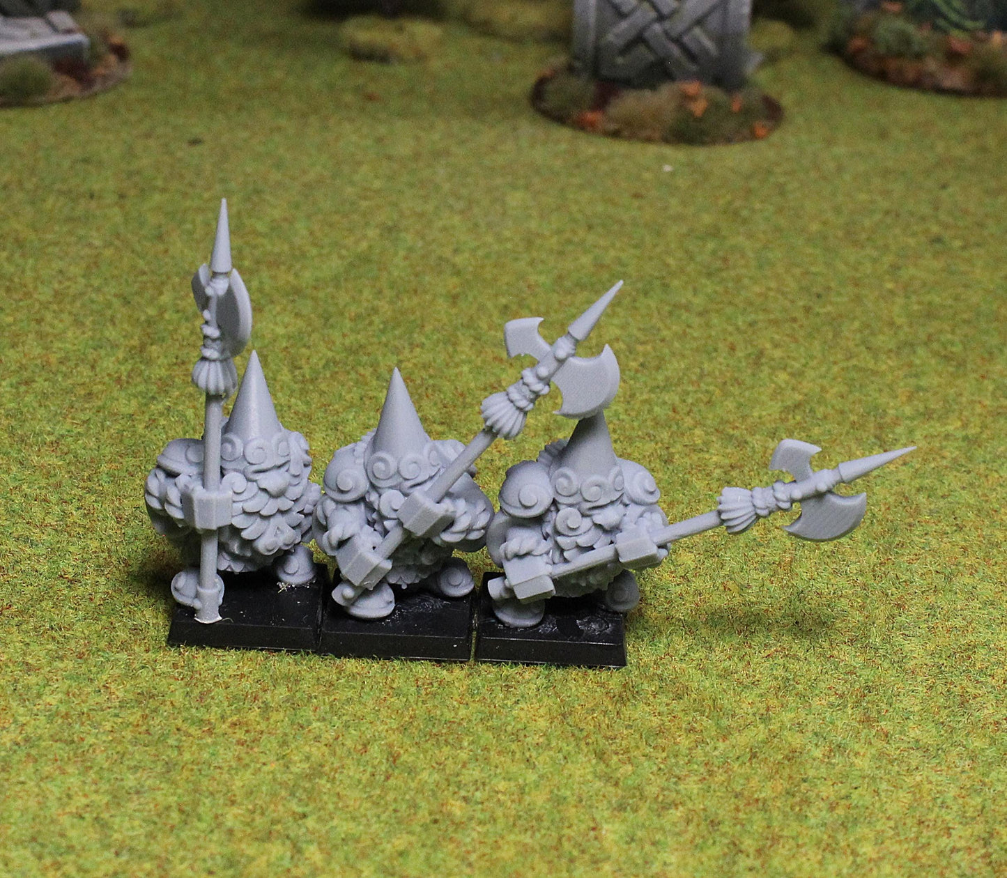 Dwarf Rockbreakers, Fantasy Skirmish Miniatures by MoM Miniatures, perfect for Fantasy Wargames and RPGs