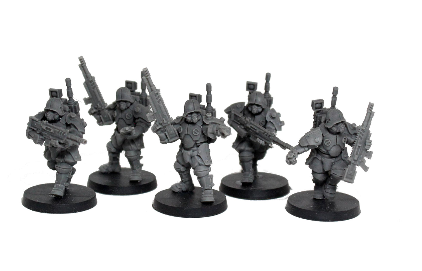 Vulcan Shock Troops, Sci-FI Skirmish Miniatures by MoM Miniatures, perfect for Sci-FI Wargames and RPGs
