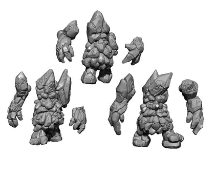 Rock-Eaters, Fantasy Skirmish Miniatures by MoM Miniatures, perfect for Fantasy Wargames and RPGs