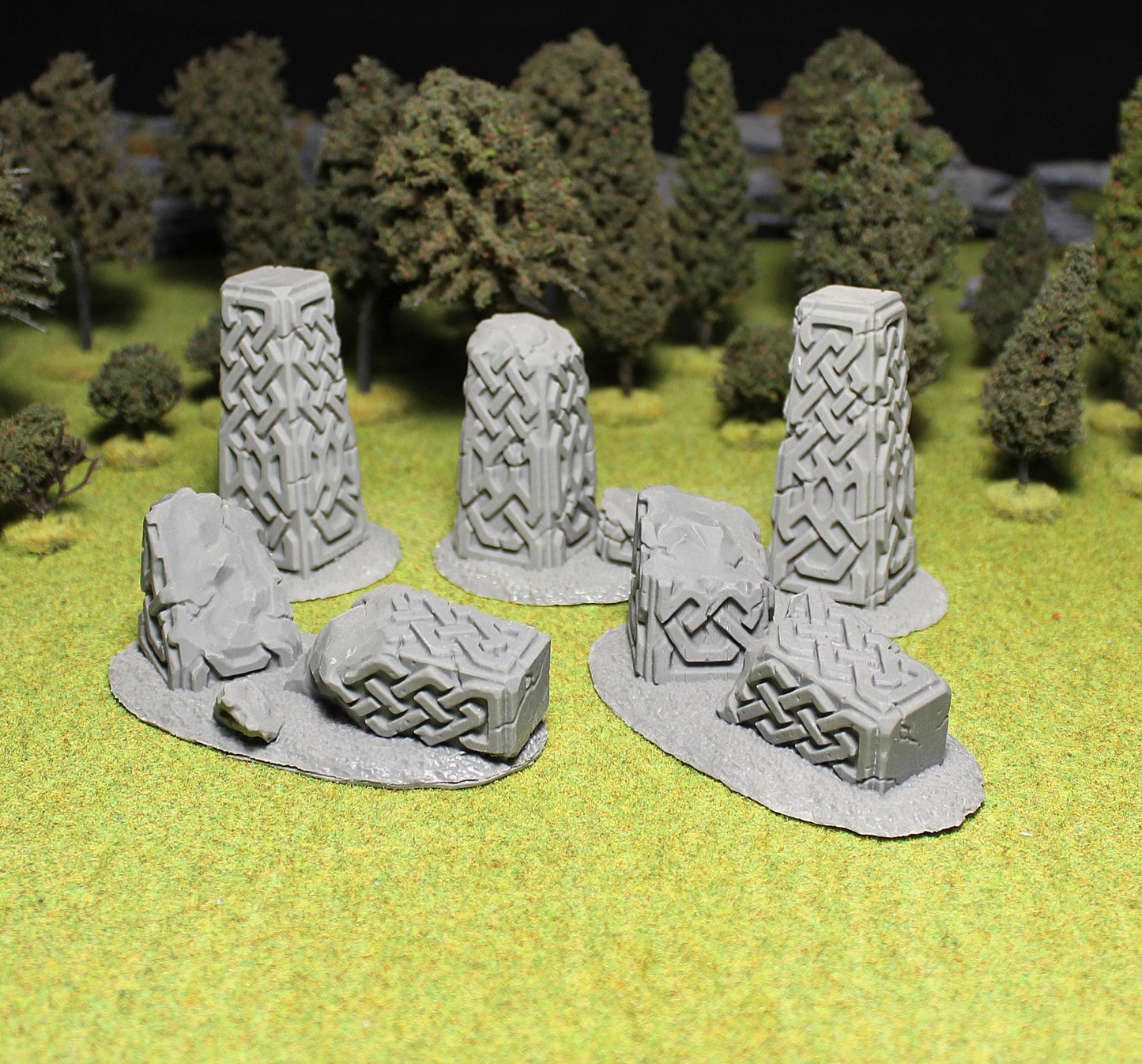 Dwarf Dolmens 2, Fantasy Skirmish Miniatures by MoM Miniatures, perfect for Fantasy Wargames and RPGs