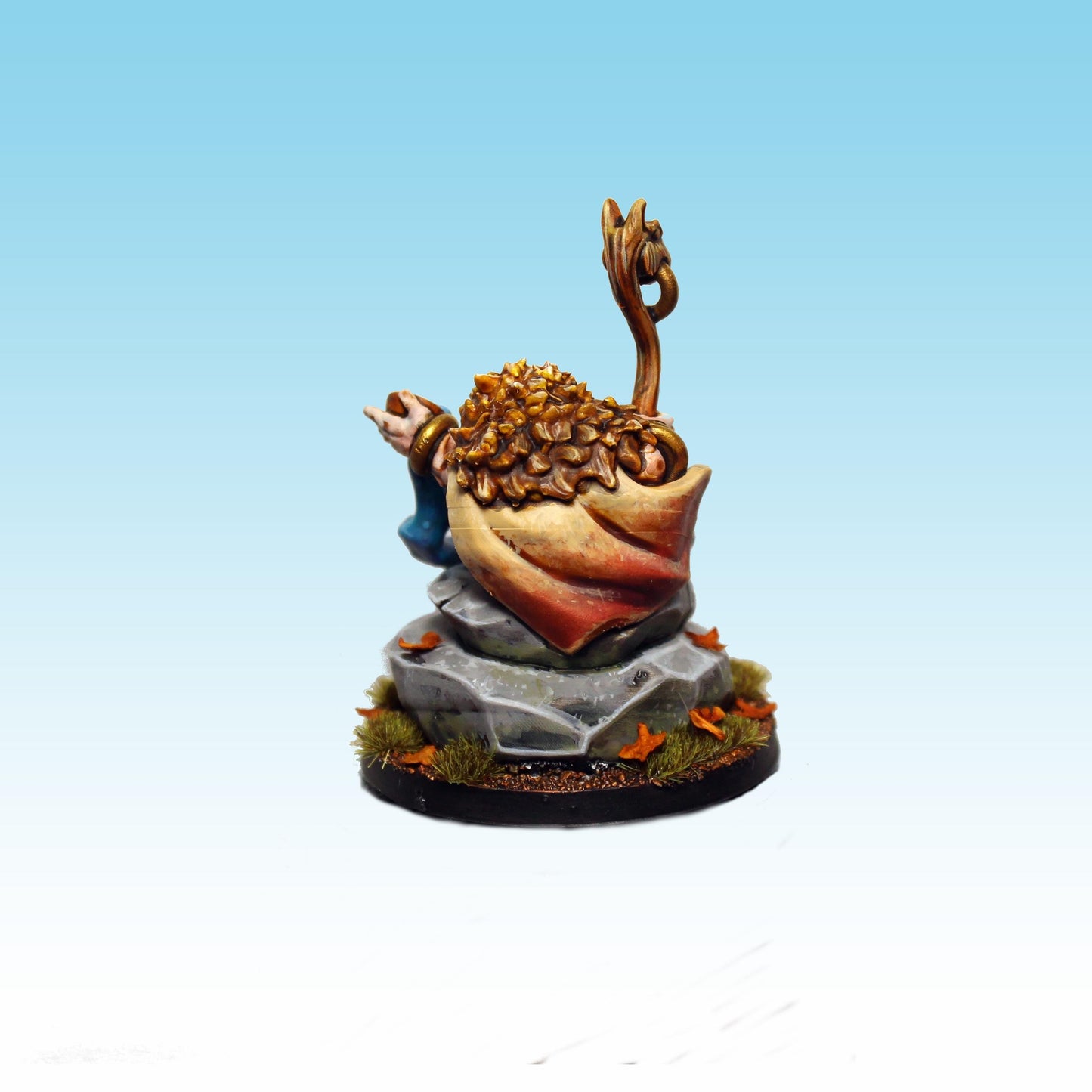 Dwarf Druid 1, Fantasy Skirmish Miniatures by MoM Miniatures, perfect for Fantasy Wargames and RPGs