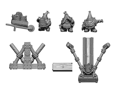 Forest Dwarf Beehive Launcher, Fantasy Skirmish Miniatures by MoM Miniatures, perfect for Fantasy Wargames and RPGs