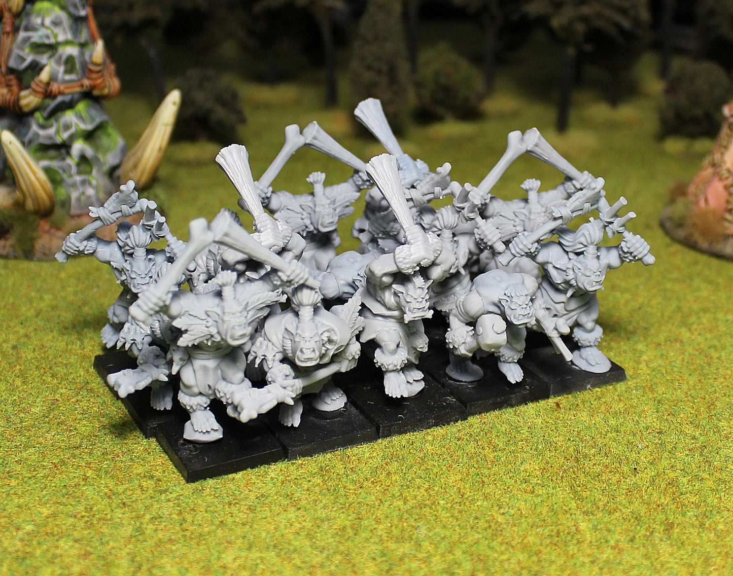 Wild Orcs, Fantasy Skirmish Miniatures by MoM Miniatures, perfect for Fantasy Wargames and RPGs