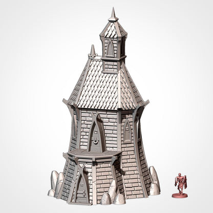 ELVEN CONSTRUCTIONS terrain by Txarli Factory Fantasy Terrain Ruined Statues Set, Perfect for Tabletop Wargames