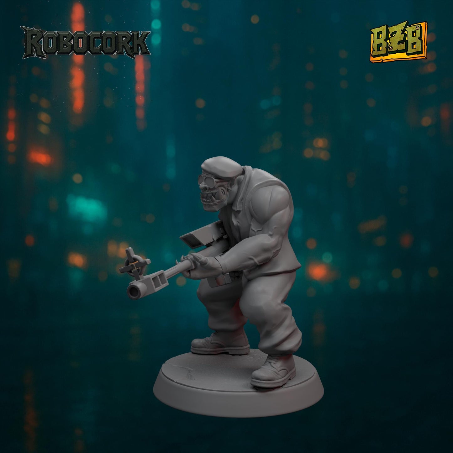 The Gang, ROBOCORK, Movie-inspired Orkish Menace Sculpted by Big Zkreen Boyz, Grimdark Compatible, Scaled for Sci-Fi Wargames