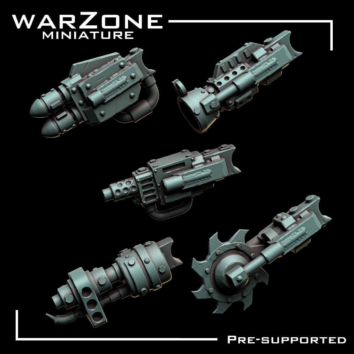 Orkaz vehicle / Ork Rustroller, Grimdark Orkish Menace Sculpted by WarZone Miniature, Scaled for Sci-Fi Miniature Wargames