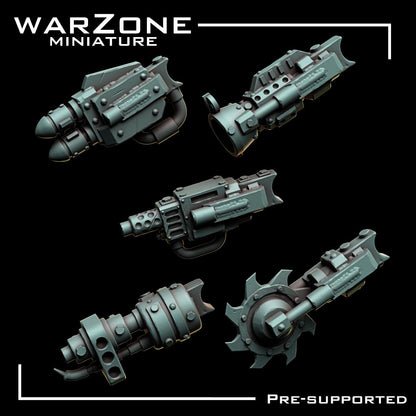 Orkaz vehicle / Ork Rustroller, Grimdark Orkish Menace Sculpted by WarZone Miniature, Scaled for Sci-Fi Miniature Wargames