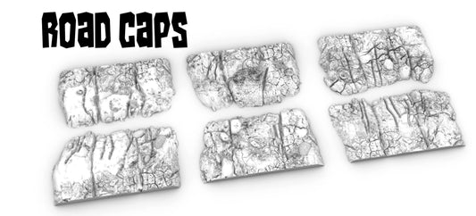 Ultimate Low Profile Road System ULPRS: Core Set - 3D Printed Tabletop Terrain, Perfect for Wargames, Board Games, Role Playing Games
