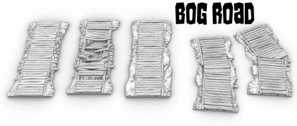 Ultimate Low Profile Road System ULPRS: Core Set - 3D Printed Tabletop Terrain, Perfect for Wargames, Board Games, Role Playing Games