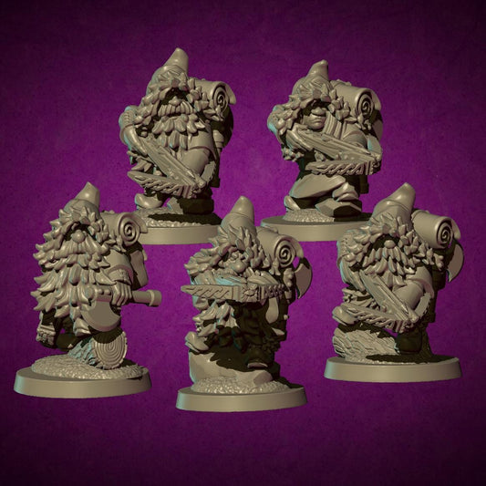 Dwarven Rangers with Crossbow, Fantasy Skirmish Miniatures by MoM Miniatures, perfect for Fantasy Wargames and RPGs