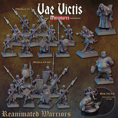 Reanimated warriors vol.2, Adventurers and Mercenaries by Vae Victis, perfect for Fantasy Wargames and Tabletop RPGs
