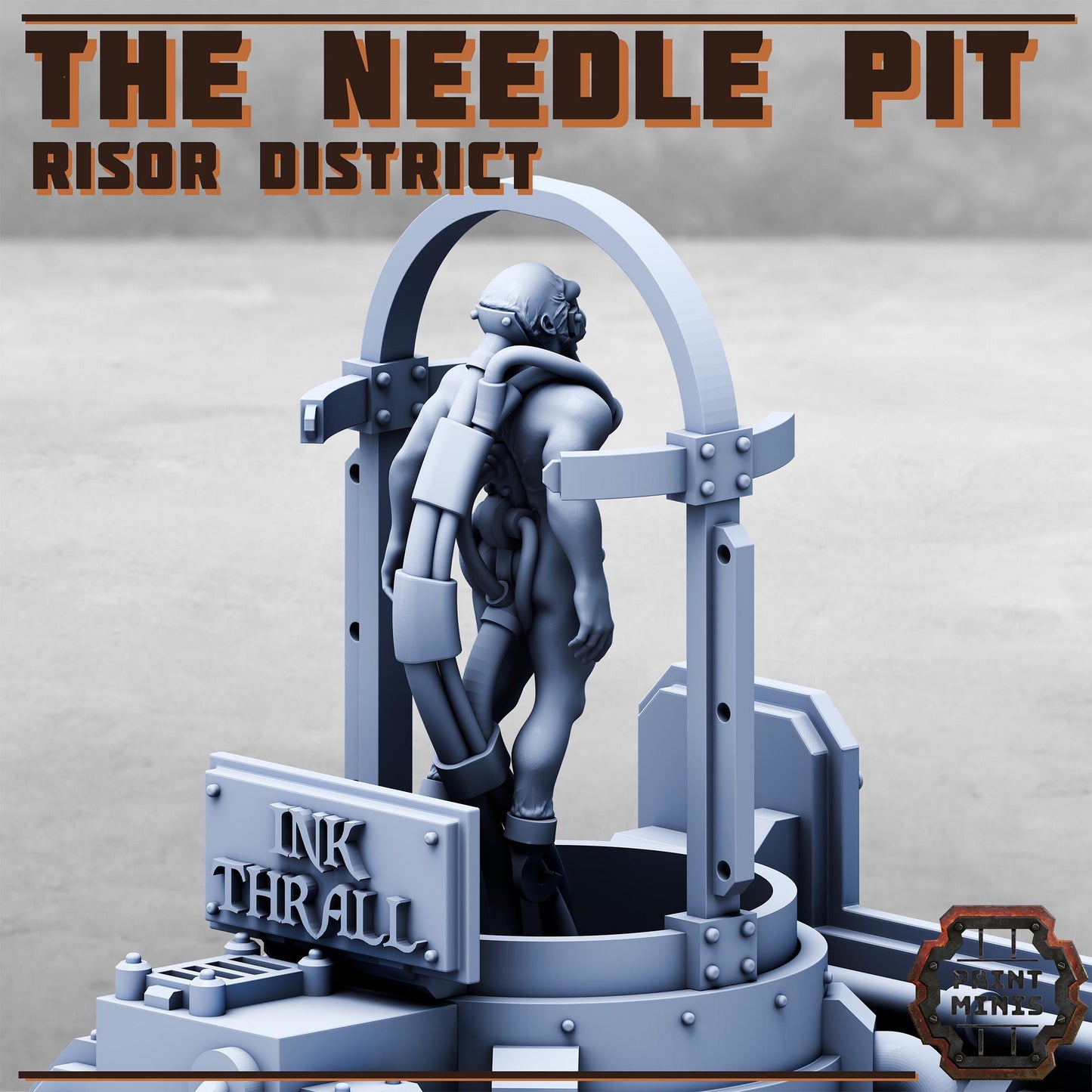 The Needle Pit - Risor District - Sci-Fi City Skirmish Wargaming Terrain by Print Minis
