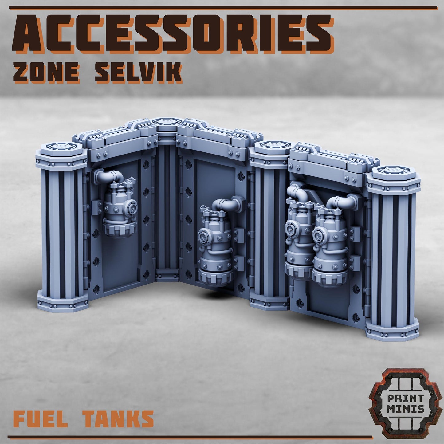 Chem Laboratory - Bitter Nightshades - Sci-Fi Space Industrial Terrain by Print Minis - Entire set