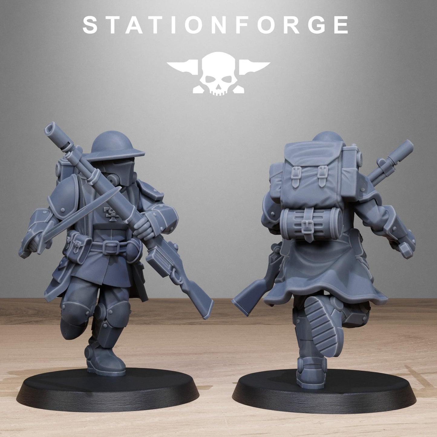 RoyalGuard Enforcers Modular Set Miniatures by STATIONFORGE,  Imperial guard infantry regiment