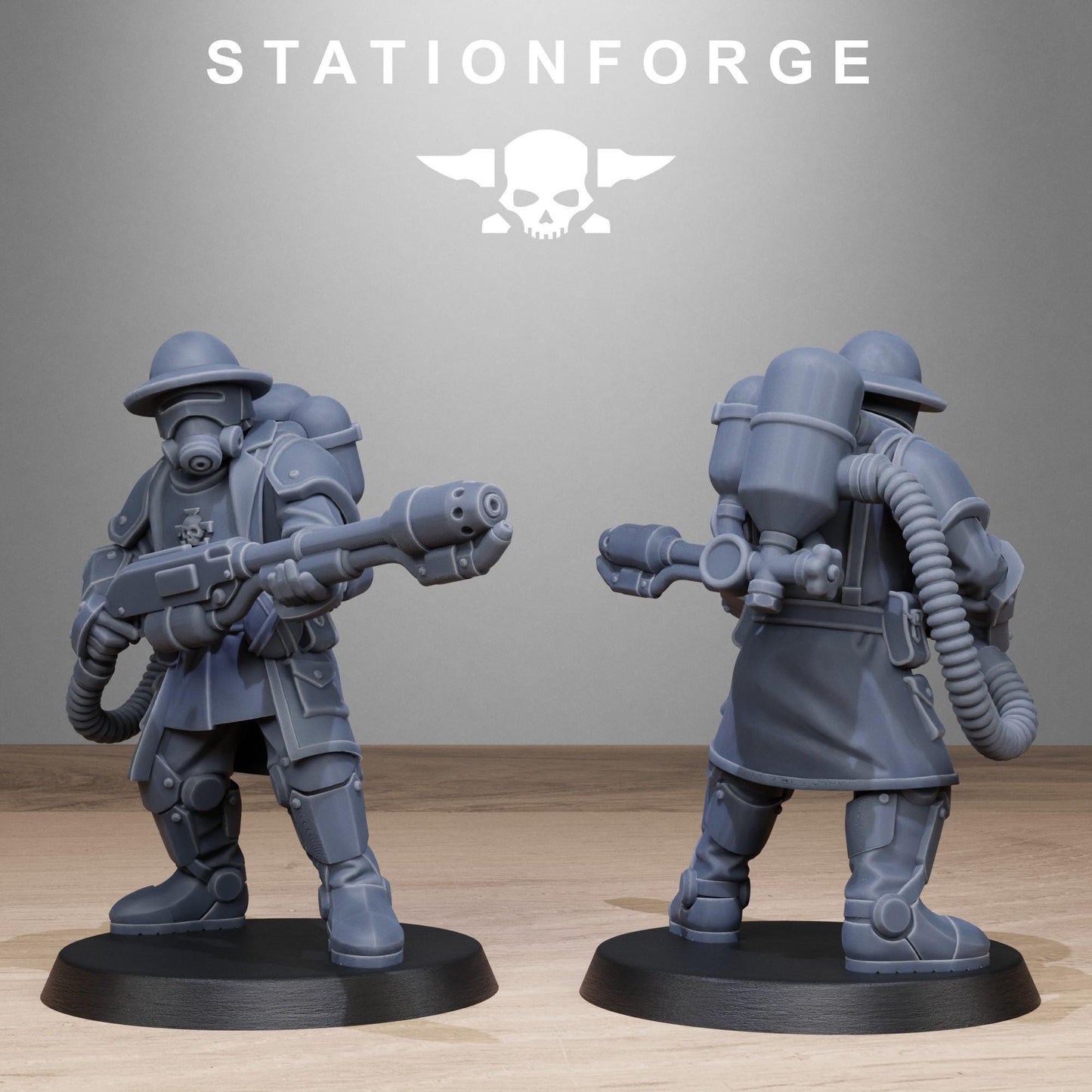 RoyalGuard Enforcers Modular Set Miniatures by STATIONFORGE,  Imperial guard infantry regiment