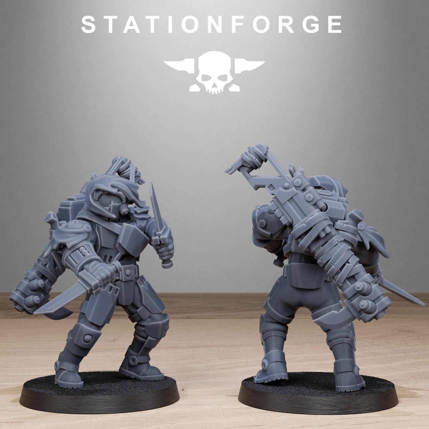 Tarion Hunters, Communitarian Alien Infantry, Sci-Fi Wargames Miniatures by STATIONFORGE