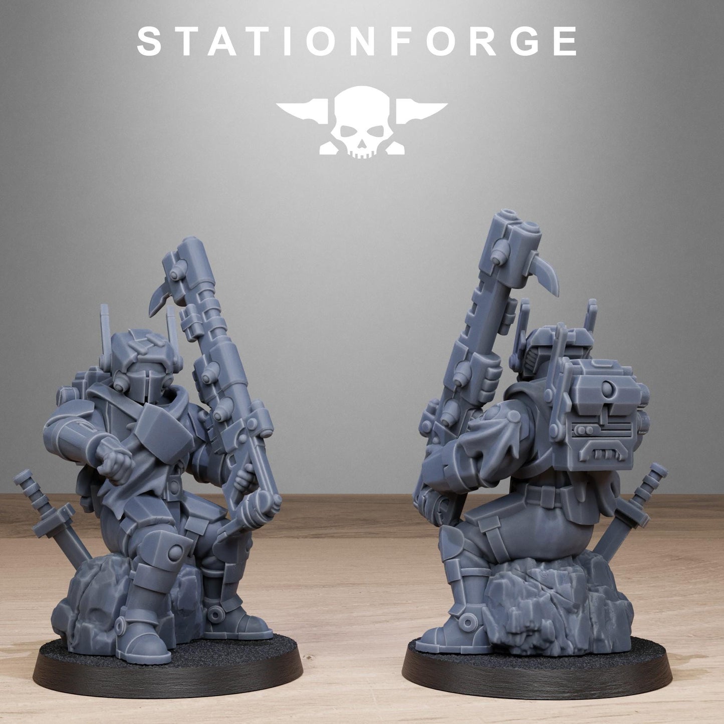 Tarion Hunters, Communitarian Alien Infantry, Sci-Fi Wargames Miniatures by STATIONFORGE