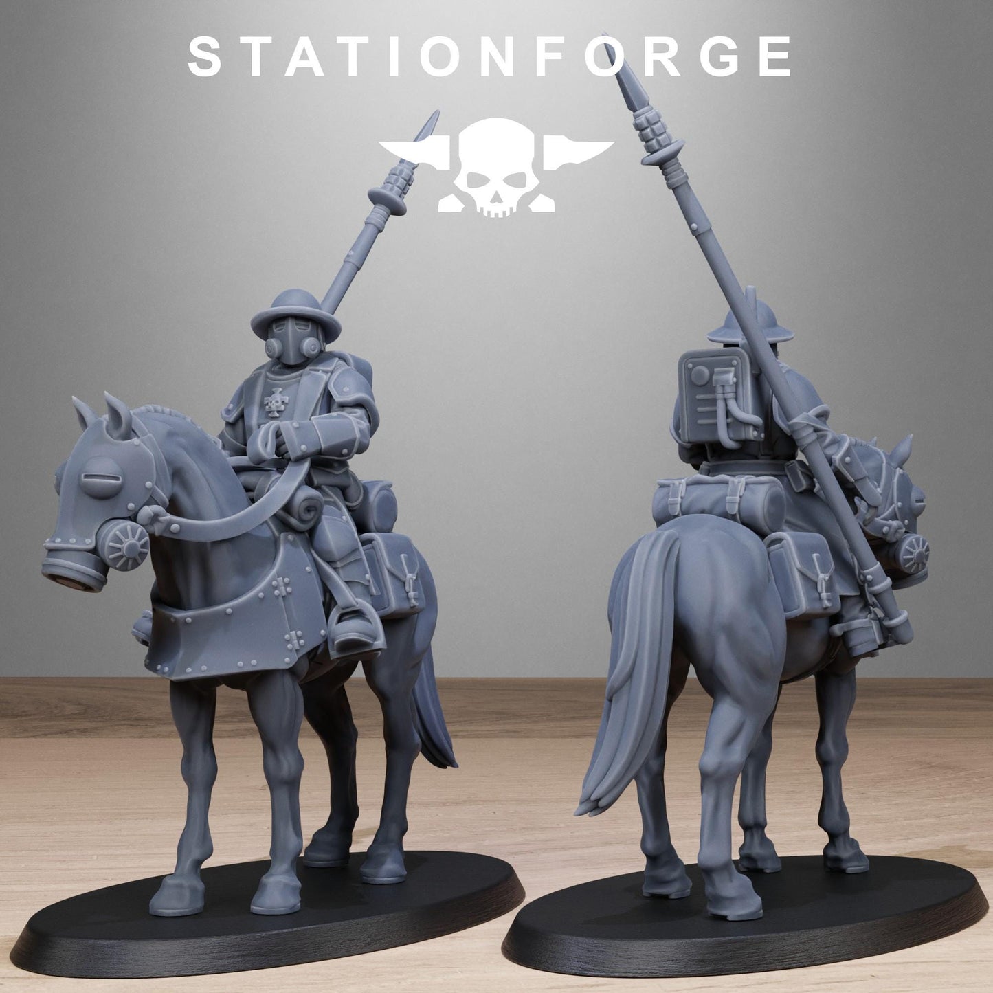 RoyalGuard Cavalry Modular Set Miniatures by STATIONFORGE,  Imperial guard cavalry regiment