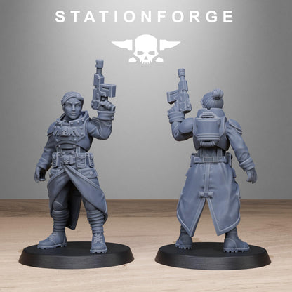 GrimGuard Sisters, Death Korps Proxy, Sci-Fi Wargames Miniatures by STATIONFORGE