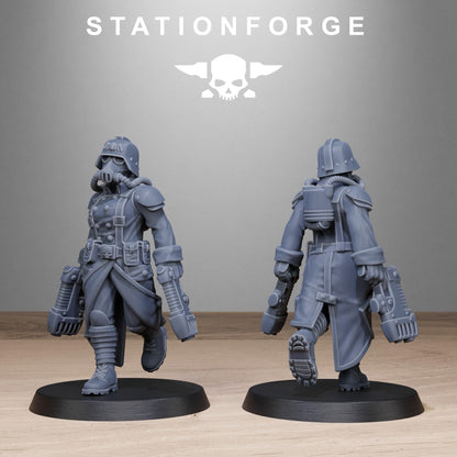 GrimGuard Sisters, Death Korps Proxy, Sci-Fi Wargames Miniatures by STATIONFORGE
