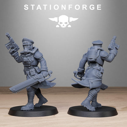 GrimGuard Sisters, Death Korps Proxy, Sci-Fi Wargames Miniatures by STATIONFORGE