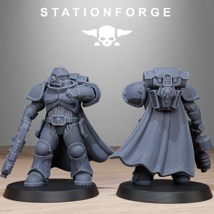 Socratis Brutes, Modular Sci-Fi Marine warriors by STATIONFORGE, Grimdark Wargames Proxy