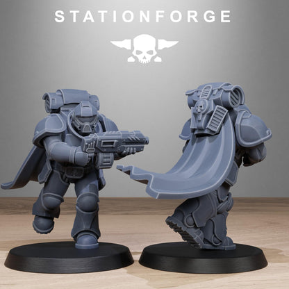 Socratis Brutes, Modular Sci-Fi Marine warriors by STATIONFORGE, Grimdark Wargames Proxy