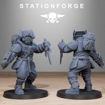 Tarion Melee Infantry, Communitarian Alien Infantry, Sci-Fi Wargames Miniatures by STATIONFORGE