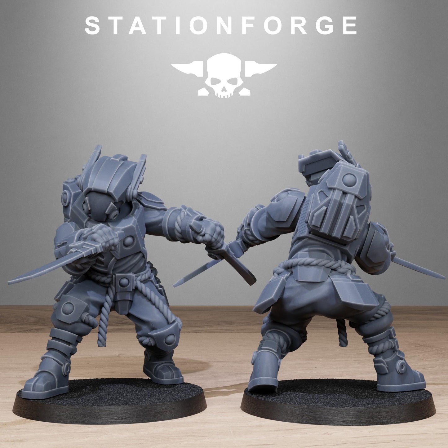 Tarion Melee Infantry, Communitarian Alien Infantry, Sci-Fi Wargames Miniatures by STATIONFORGE