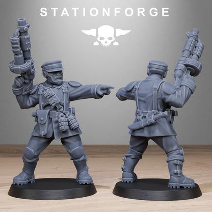FreeGuard Infantry, Imperial Guard Proxy, Sci-Fi Wargames Miniatures by STATIONFORGE