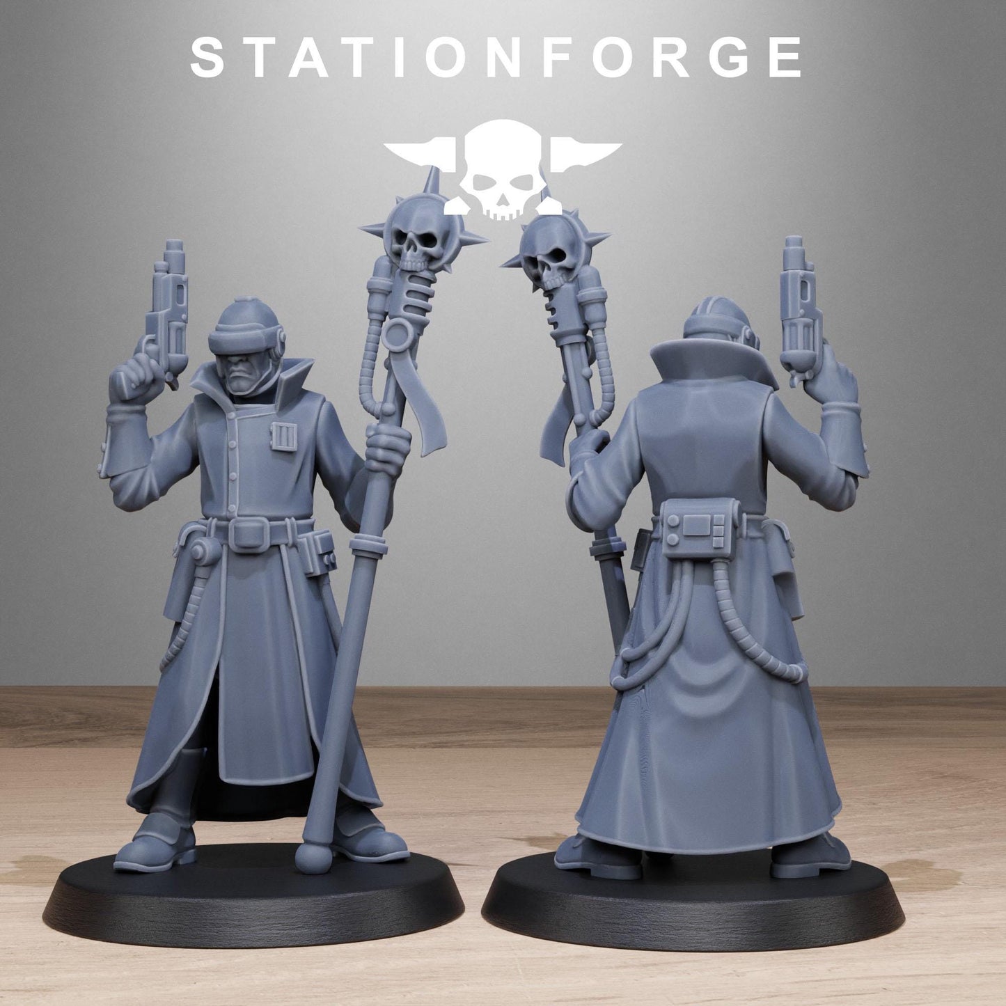 GrimCorp Seers, Imperial Guard Proxy, Sci-Fi Wargames Miniatures by STATIONFORGE