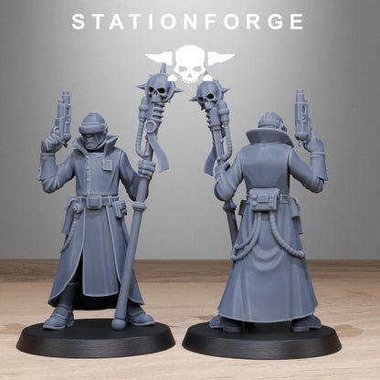 GrimCorp Seers, Imperial Guard Proxy, Sci-Fi Wargames Miniatures by STATIONFORGE