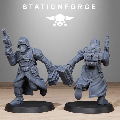 GrimGuard Vigils, Death Korps Proxy, Sci-Fi Wargames Miniatures by STATIONFORGE