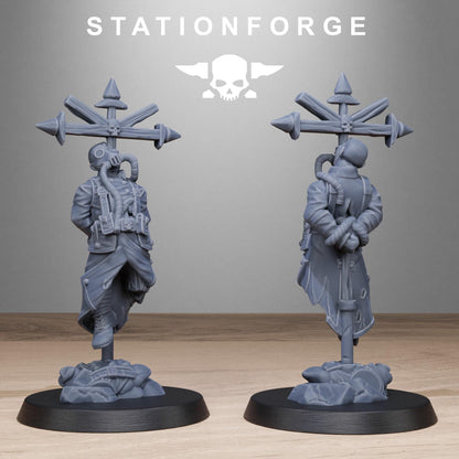 GrimGuard Objective Markers, Death Korps Proxy, Sci-Fi Wargames Miniatures by STATIONFORGE