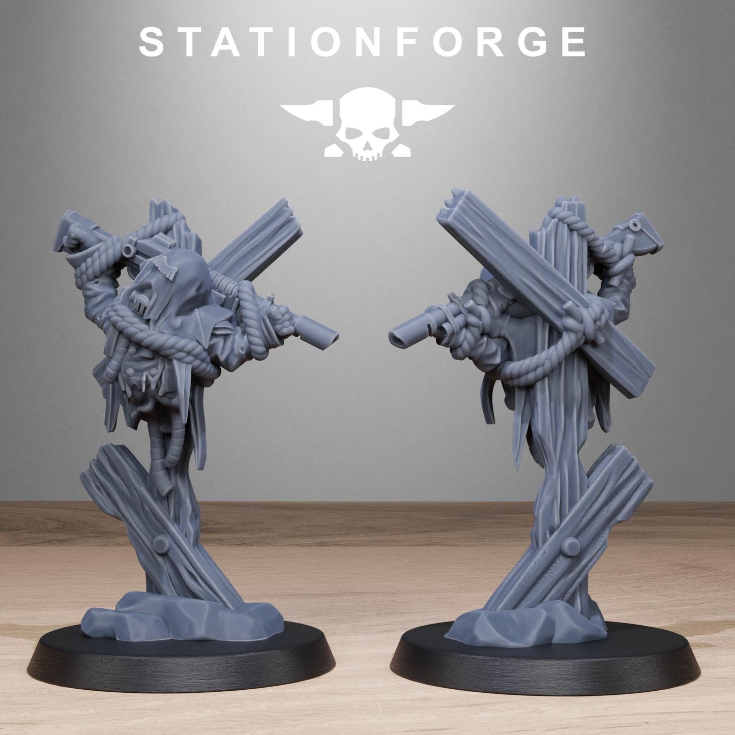 GrimGuard Objective Markers, Death Korps Proxy, Sci-Fi Wargames Miniatures by STATIONFORGE