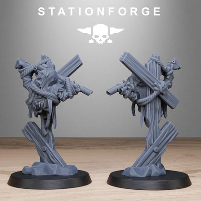 GrimGuard Objective Markers, Death Korps Proxy, Sci-Fi Wargames Miniatures by STATIONFORGE
