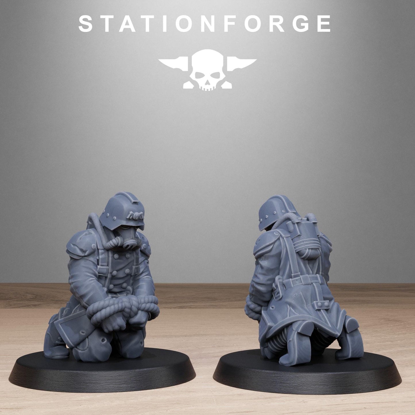 GrimGuard Objective Markers, Death Korps Proxy, Sci-Fi Wargames Miniatures by STATIONFORGE