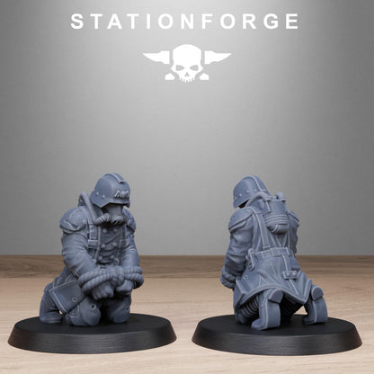 GrimGuard Objective Markers, Death Korps Proxy, Sci-Fi Wargames Miniatures by STATIONFORGE