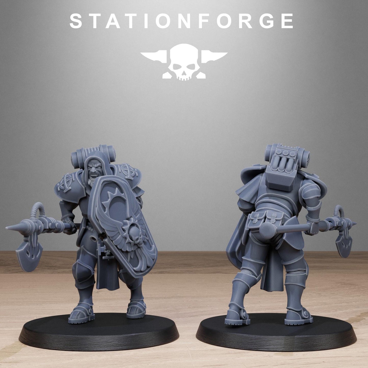 Vodalites Purifiers Modular Set Miniatures by STATIONFORGE,  Imperial guard infantry regiment