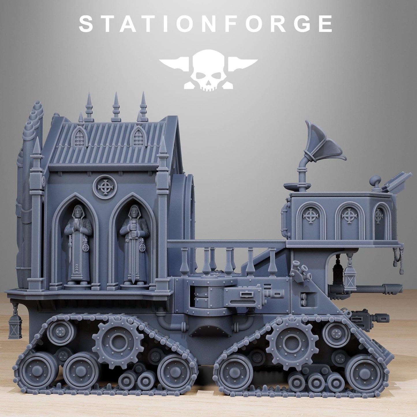 Vodalites Tank Modular Set Miniatures by STATIONFORGE,  Imperial Inquisition Heavy Tank