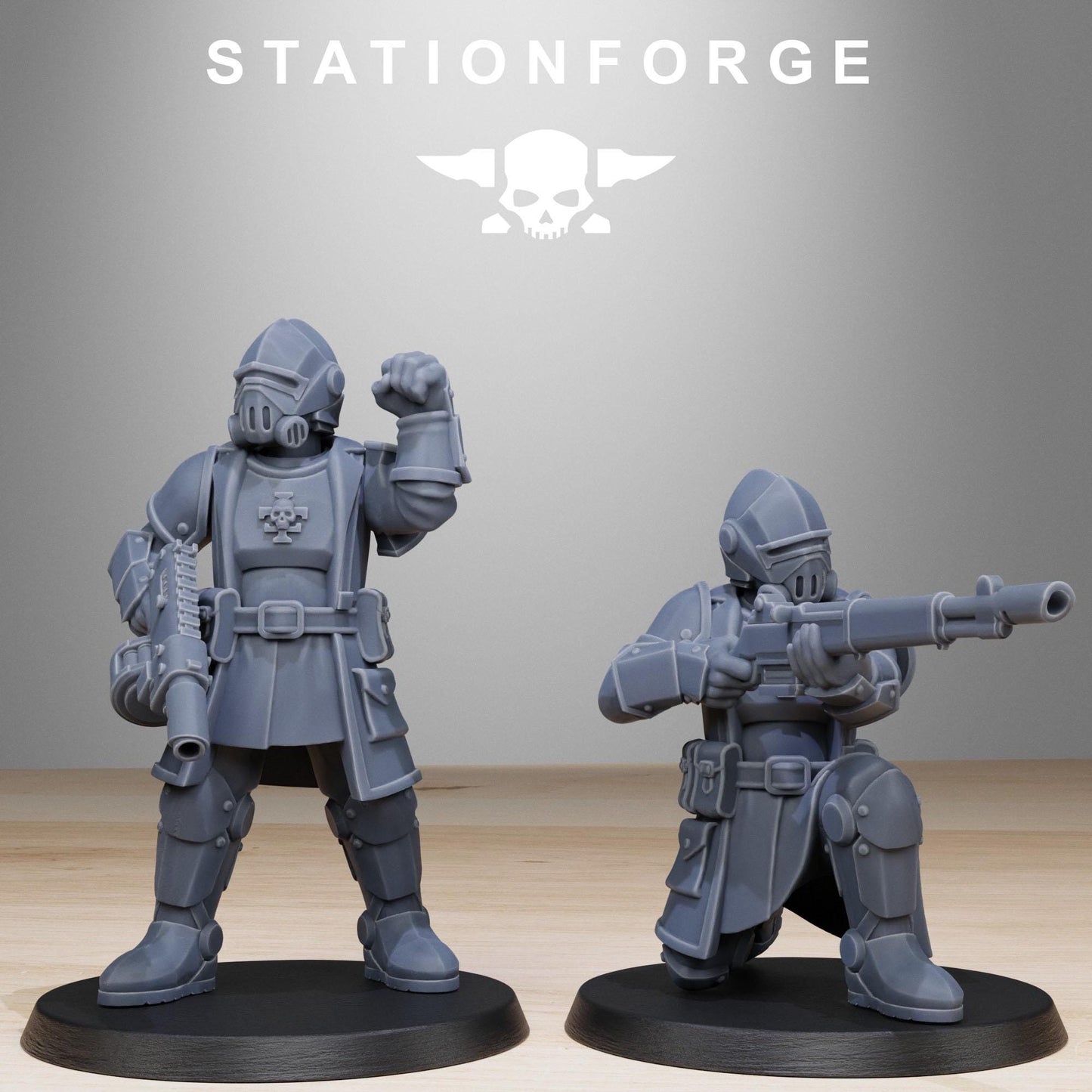 RoyalGuard Patrol Modular Set Miniatures by STATIONFORGE,  Imperial guard infantry regiment