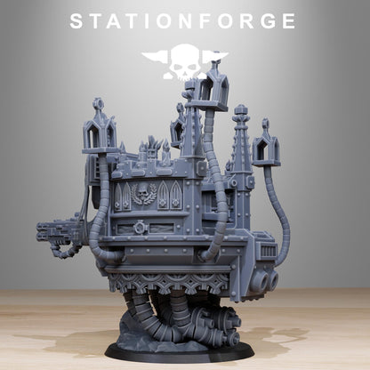 Vodalites Pulpit Modular Set Miniatures by STATIONFORGE,  Imperial guard infantry regiment