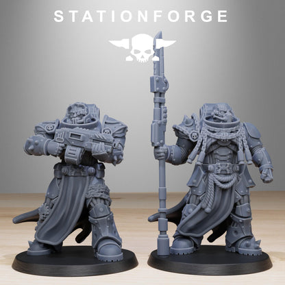 Socratis Militants, Modular Sci-Fi Marine warriors by STATIONFORGE, Grimdark Wargames Proxy
