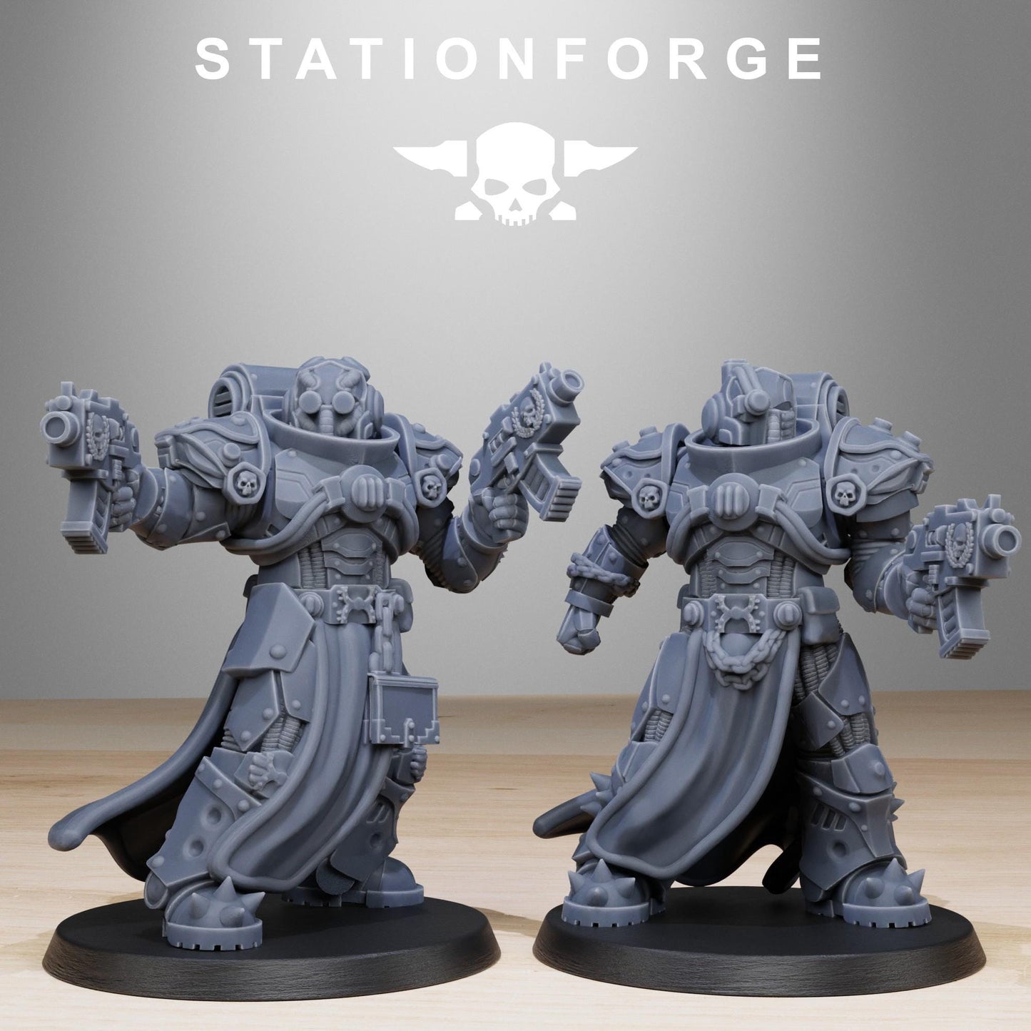 Socratis Militants, Modular Sci-Fi Marine warriors by STATIONFORGE, Grimdark Wargames Proxy